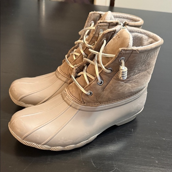 Sperry Tan and Brown Duck Boots - Picture 1 of 11